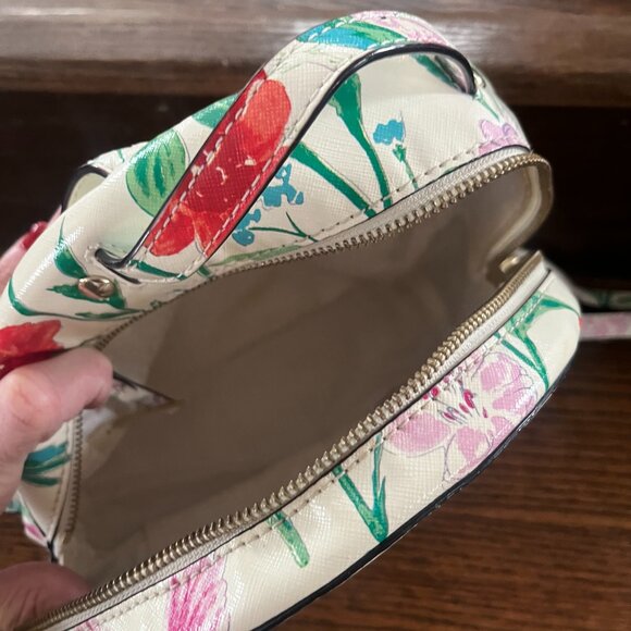 Kate Spade saffiano leather ivory humingbird small backpack